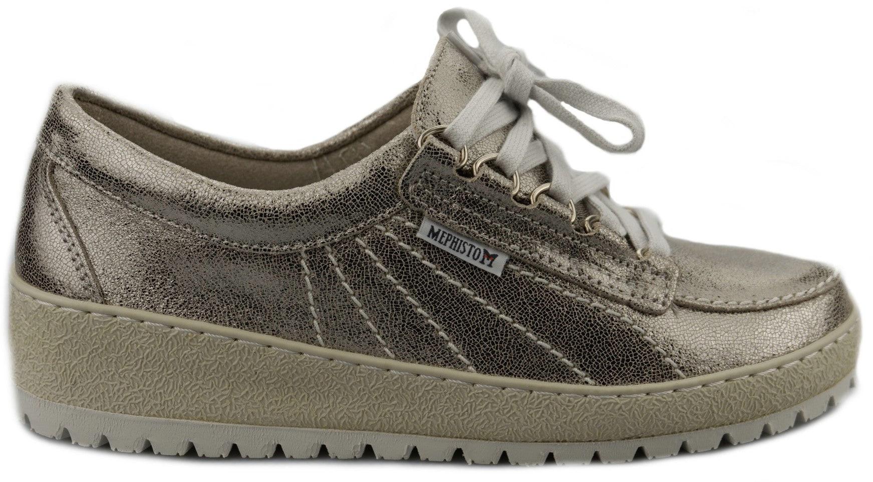 Image of Lady - Leder Sneaker Damen Silber 35.5