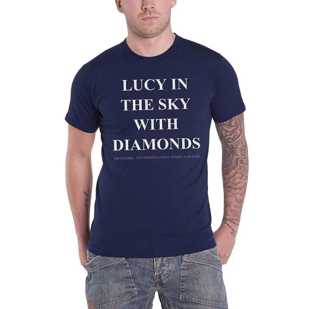 Image of Lucy In The Sky With Diamonds Tshirt Damen Marine M