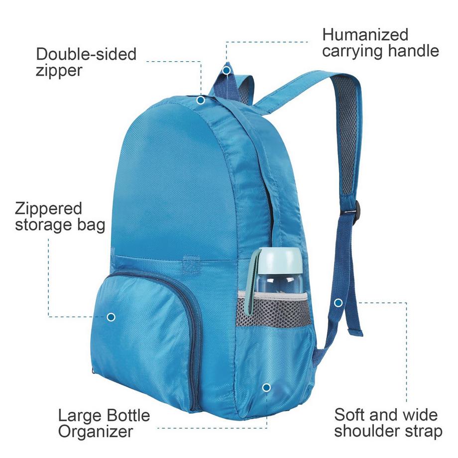 Only-bags.store  Faltbarer Rucksack Ultraleichter, wasserdichter Wanderrucksack Tagesrucksack 