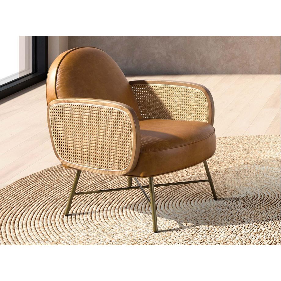 ANGEL CERDA Sessel ausem Leder  