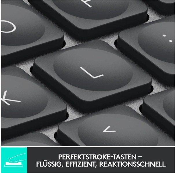 Logitech  MX Keys Mini tastiera RF senza fili + Bluetooth QWERTZ Svizzere Grafite 