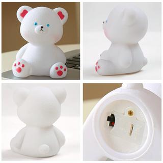 Activity-board  Set de peinture d'ours DIY - cadeau d'anniversaire, lampe d'ours 3D pour la peinture et comme veilleuse 