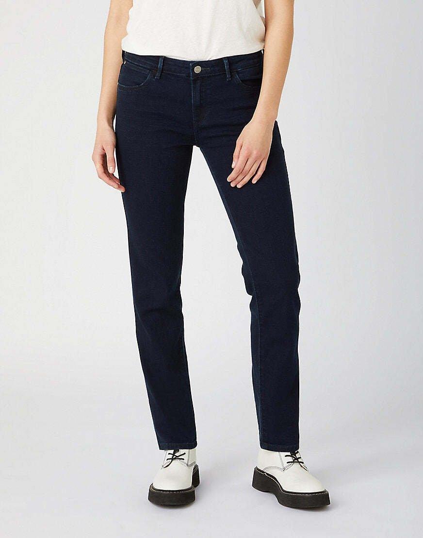 Image of Jeans Straight Leg Straight Damen Blau Denim L30/W27