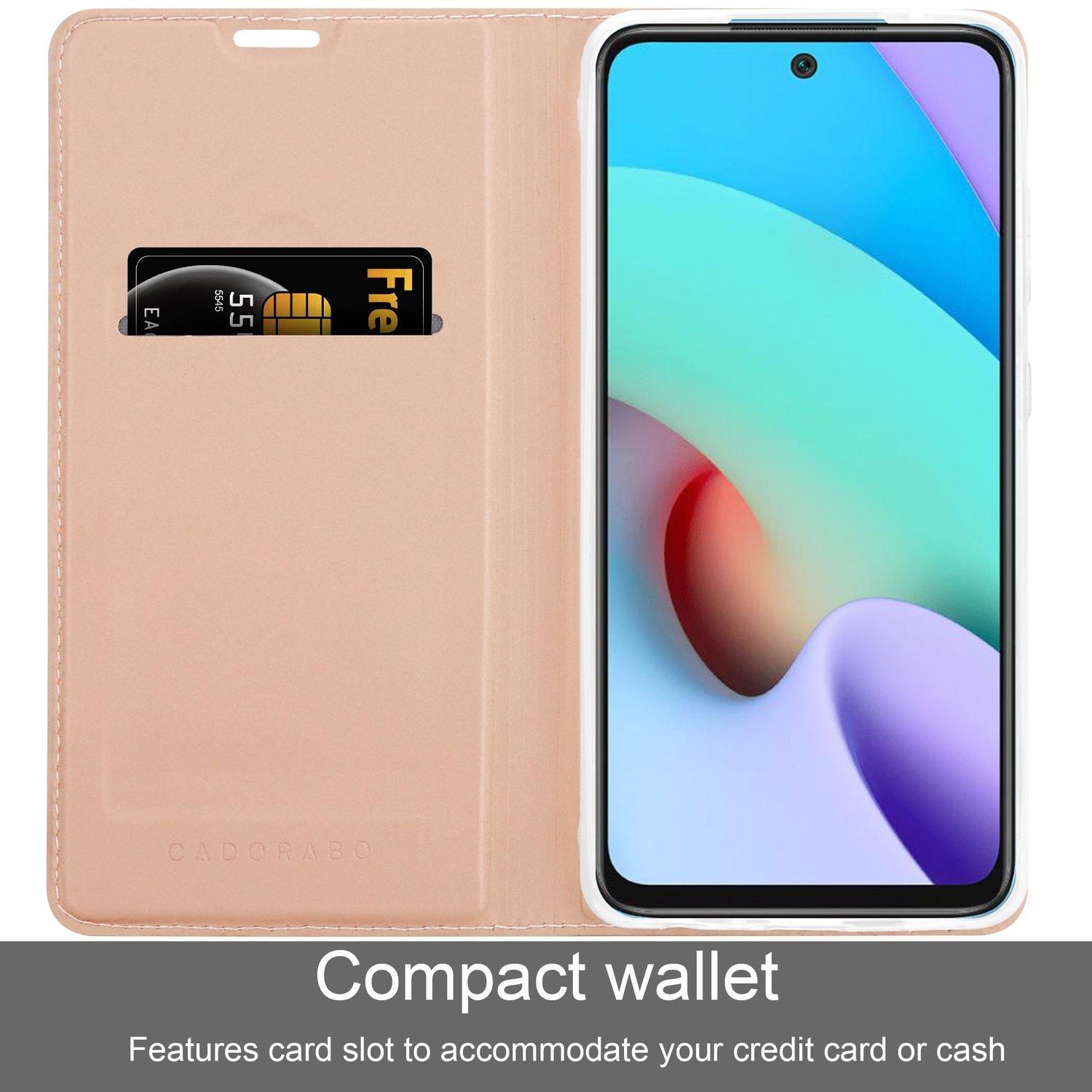 Cadorabo  Housse compatible avec Xiaomi RedMi 10 4G - Coque de protection avec fermeture magnétique, fonction de support et compartiment pour carte 