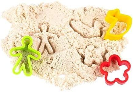 Activity-board  Ensemble de sable coloré 5 couleurs, 5 accessoires de pâte à sable, sable de jeu pour l'intérieur, sable de pétrissage magique, cadeaux pour enfants 