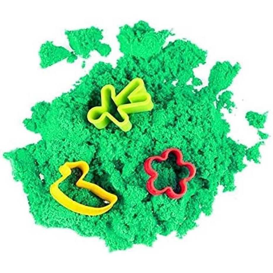 Activity-board  Buntes Sand-Set in 5 Farben, 5 Sandteig-Zubehörteile – Spielsand für drinnen, magische Knetsand-Geschenke für Kinder 