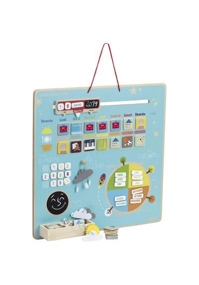 Vilac  Semainier magnétique - Aujourd'hui sur la terre, Jeux éducatifs, Vilac 