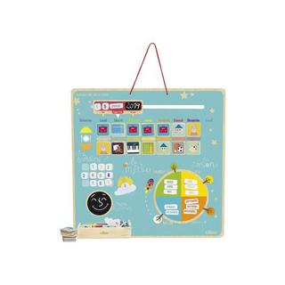 Vilac  Semainier magnétique - Aujourd'hui sur la terre, Jeux éducatifs, Vilac 