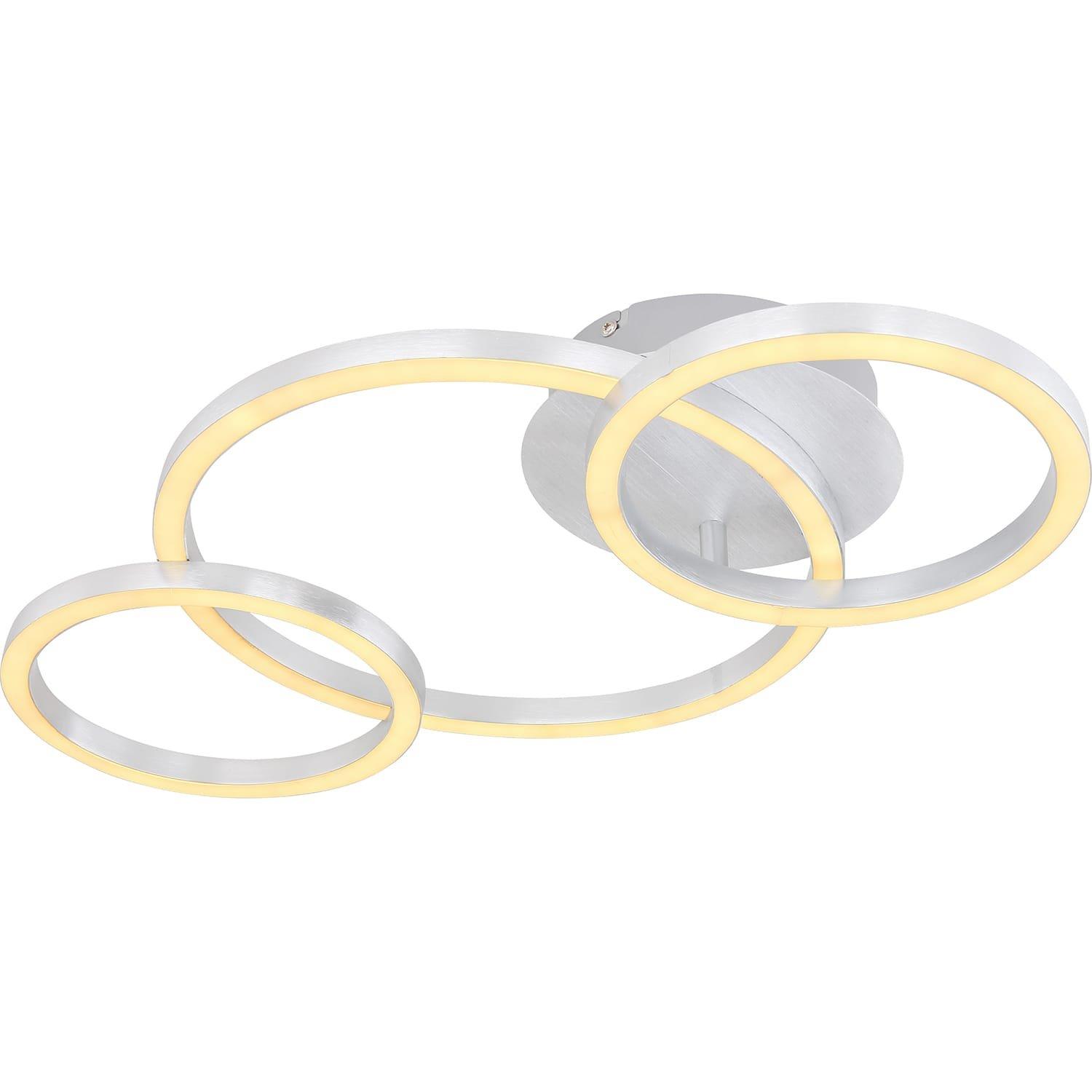 Image of Deckenleuchte Reggy Aluminium Gebürstet LED Deckenleuchte Reggy Aluminium Gebürstet LED