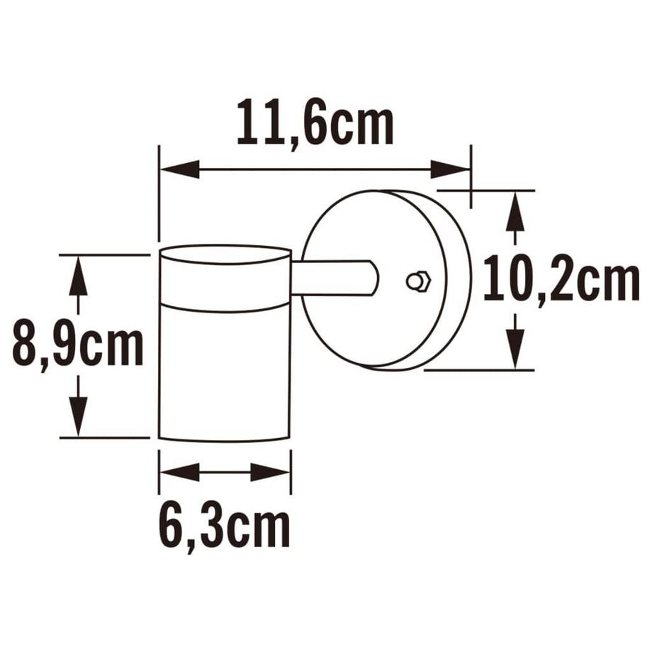 Konstsmide Lampe d'extérieur aluminium  