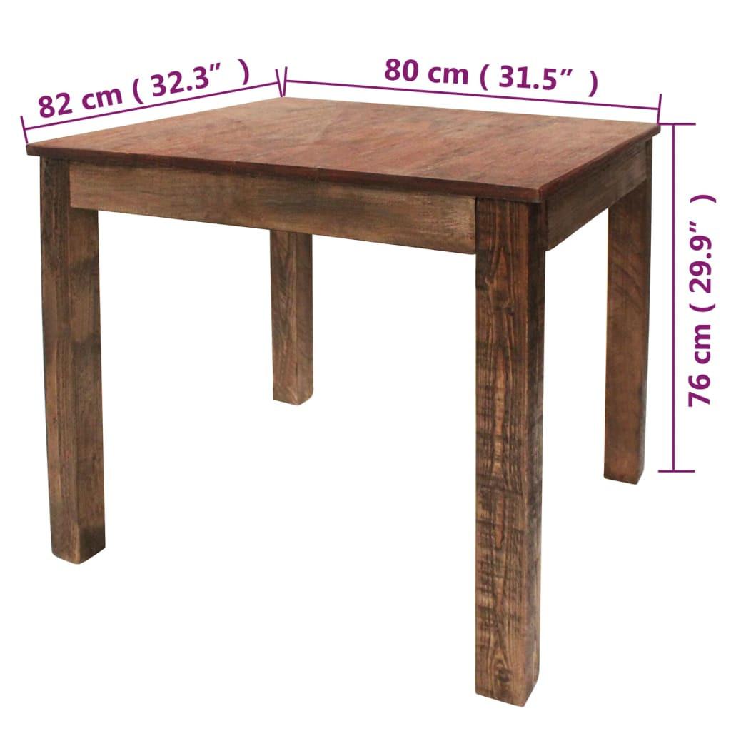 VidaXL Table de salle à manger bois  