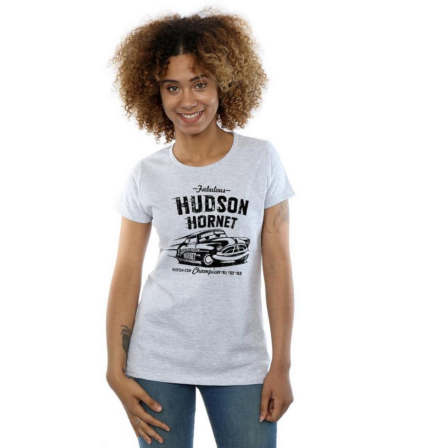 Disney Pixar Cars Hudson Hornet T-Shirt con Stampa Grafica  
