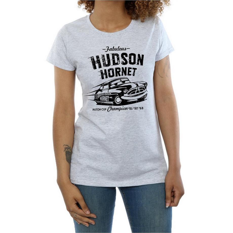 Disney Pixar Cars Hudson Hornet T-Shirt con Stampa Grafica  