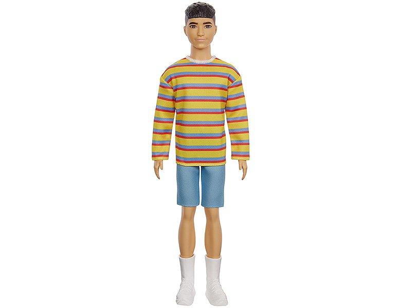 Barbie  Fashionistas Ken mit gestreiftem Oversize-Shirt 