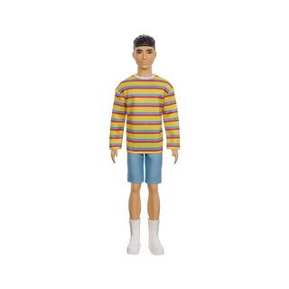 Barbie  Fashionistas Ken mit gestreiftem Oversize-Shirt 