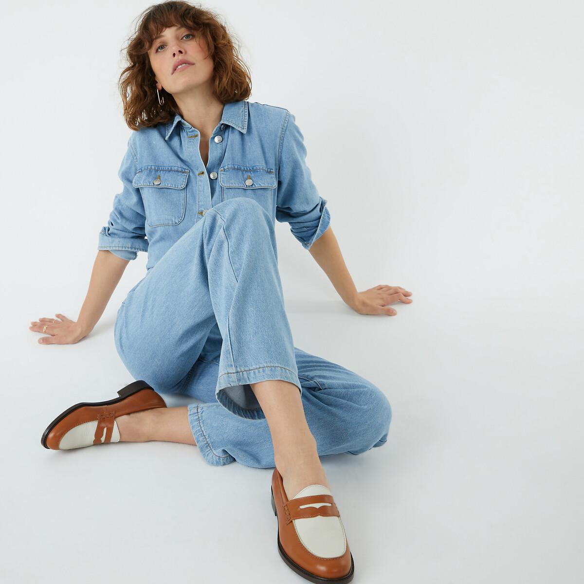 Image of Jeans-jumpsuit Unisex Blau 34