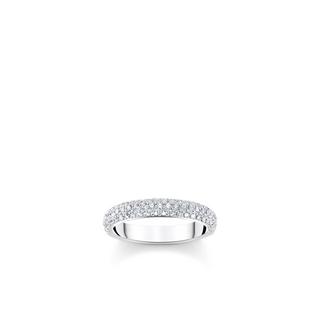 Thomas Sabo  Bague Zirconia blanc Argent 