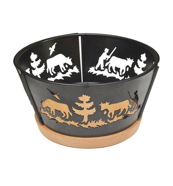 Image of Fondue-brotkorb Alpes � 20 Cm Braun/schwarz Unisex Schwarz ONE SIZE