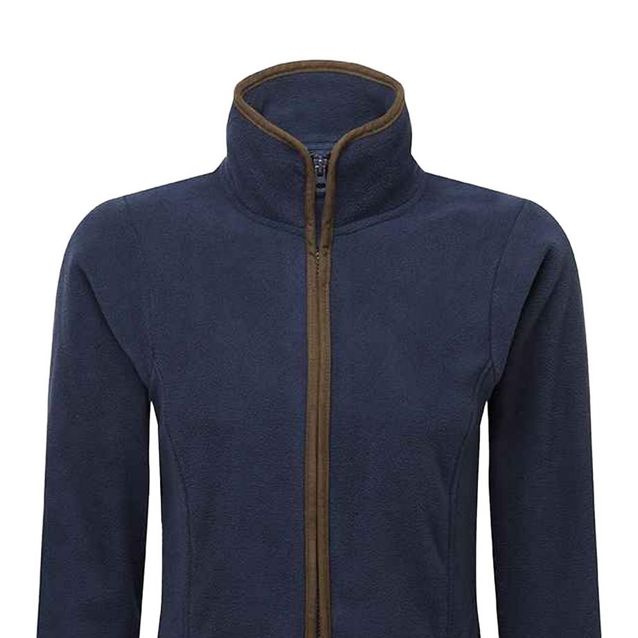 PREMIER Artisan Fleecejacke Kontrastbesatz  