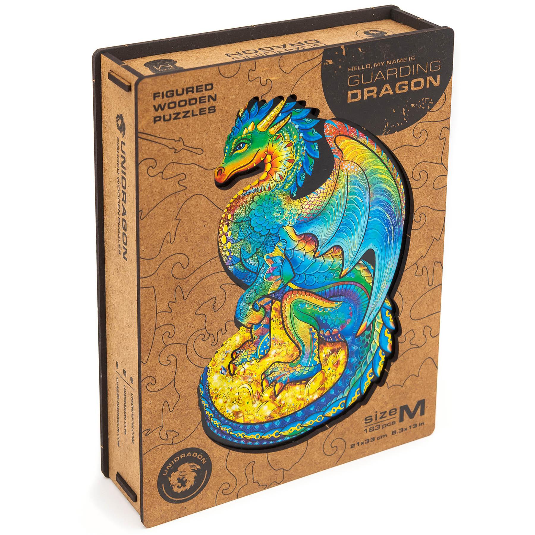 Unidragon  Dragon (183 pièces) - puzzle en bois 