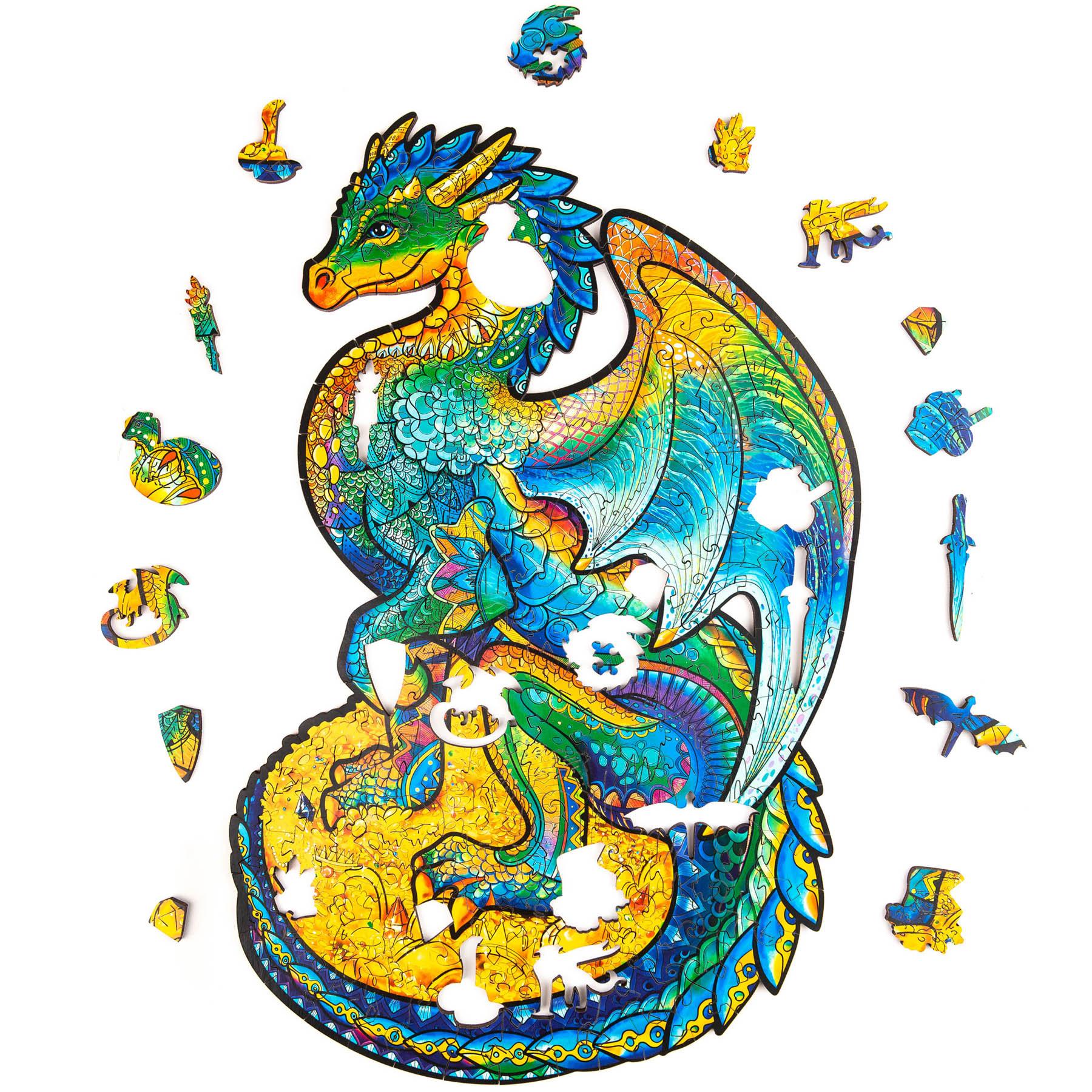 Unidragon  Dragon (183 pièces) - puzzle en bois 