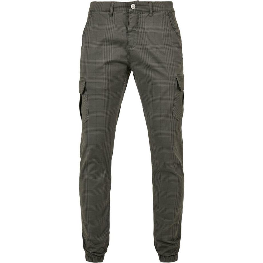 pantalon cargo aop glencheck