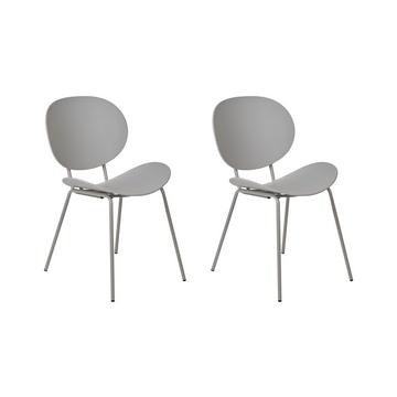 Lot de 2 chaises en Polypropylène Scandinave SHONTO