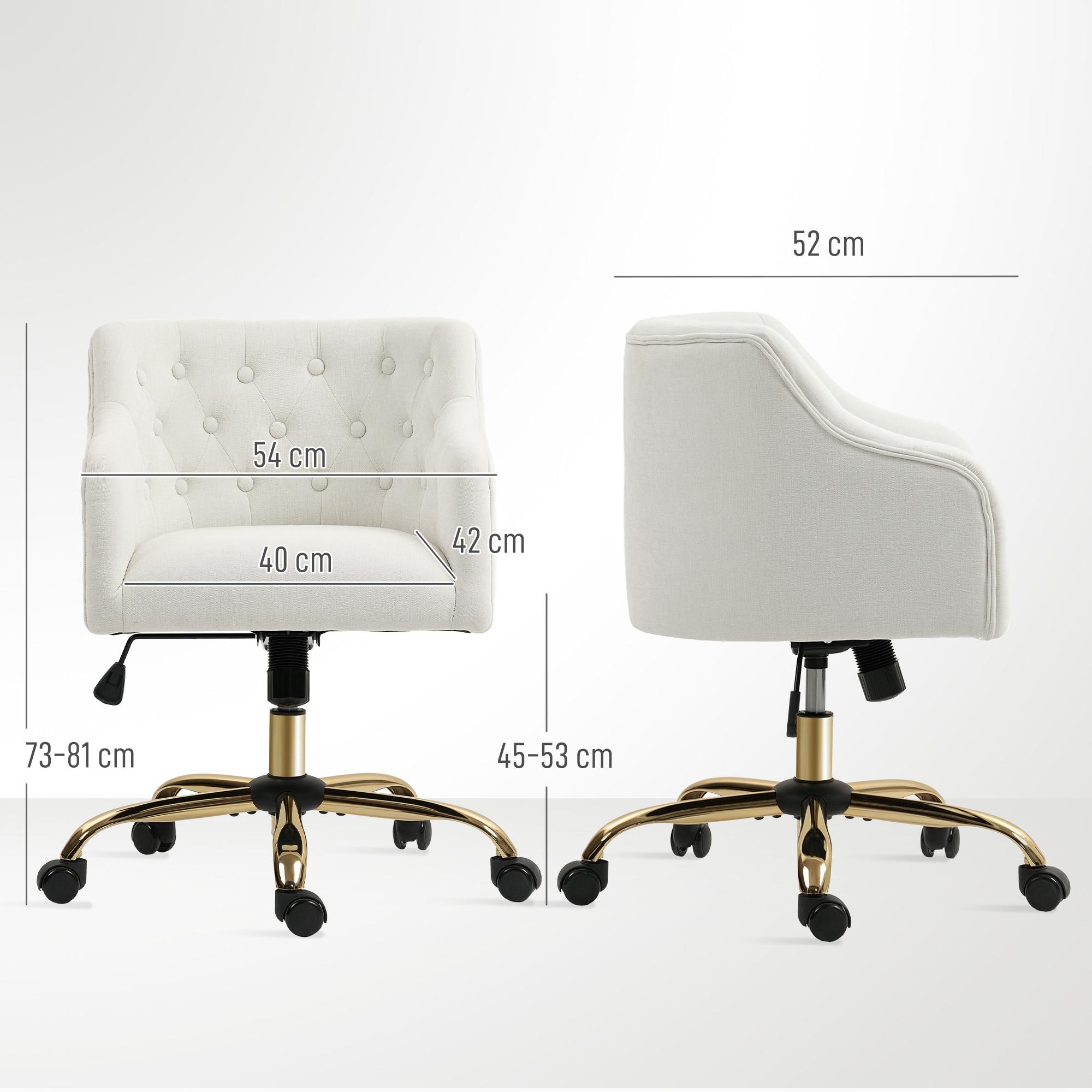 HOMCOM Chaise de bureau  