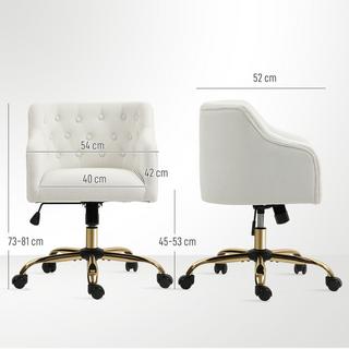 HOMCOM Chaise de bureau  