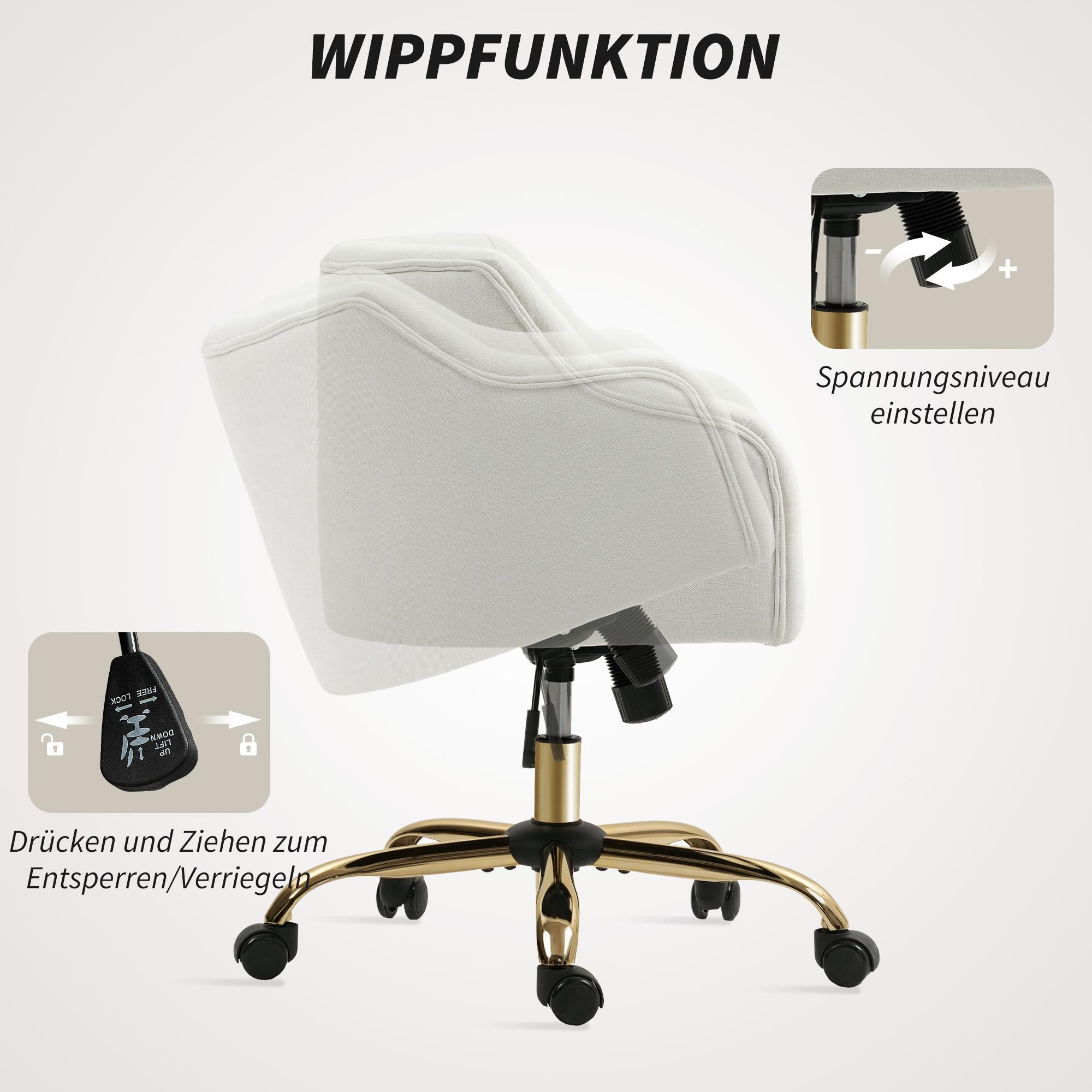 HOMCOM Chaise de bureau  