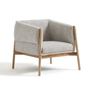 Fauteuil toile chinée effet bouclette Tekou