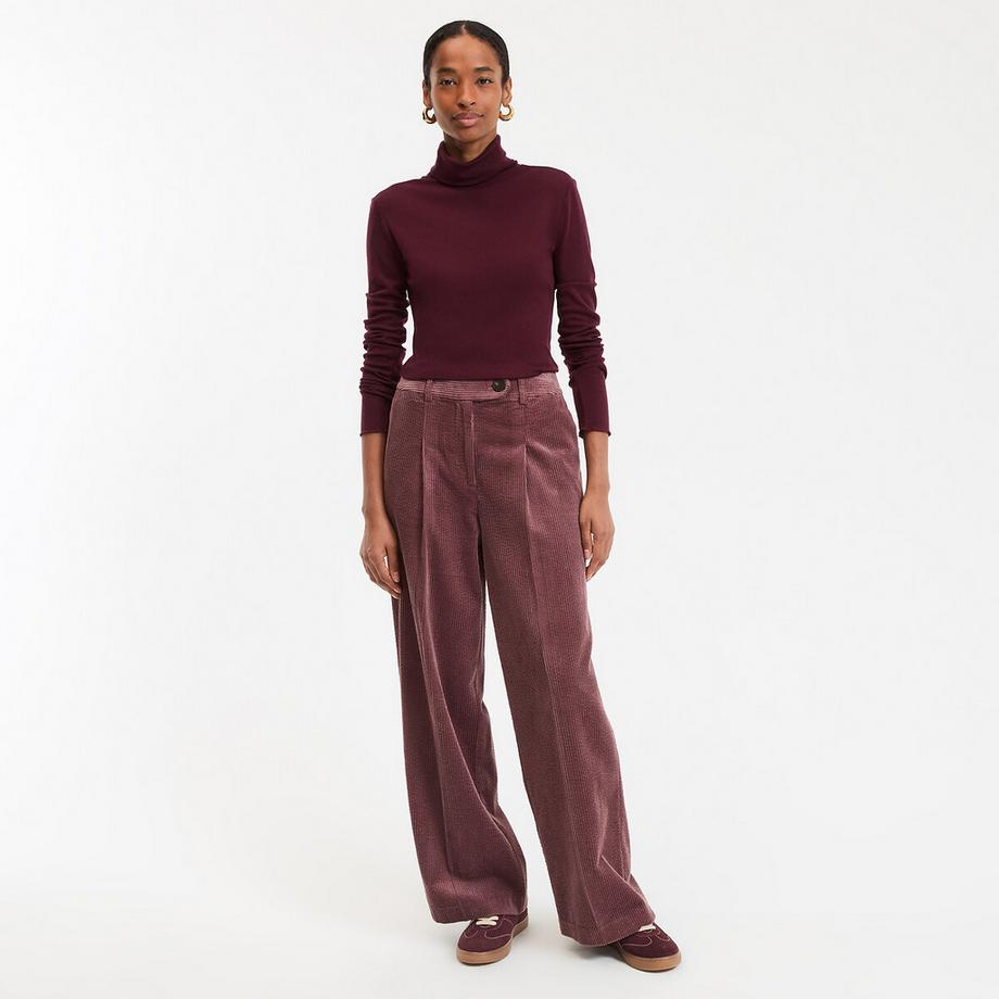 La Redoute Collections T-Shirt Collo Alto Misto Lyocell  