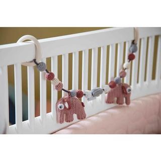 sebra  Chaîne d'activités Fanto en crochet rose 