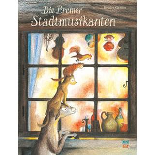 Die Bremer Stadtmusikanten Grimm, Brüder; Bernadette (Illustrationen) Couverture rigide 