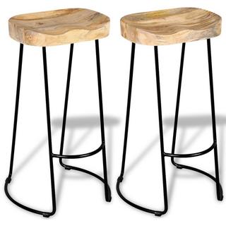 VidaXL Tabouret de bar bois  