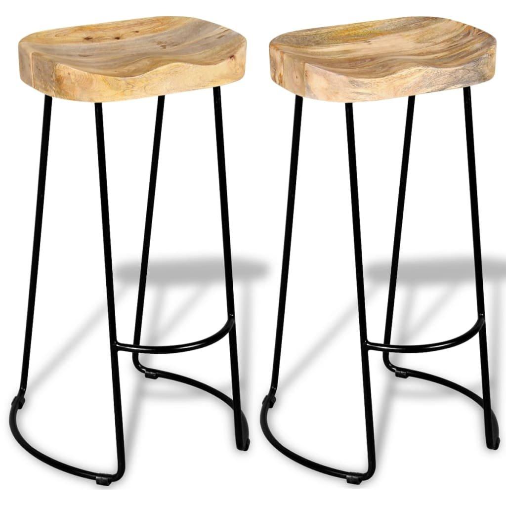 VidaXL Tabouret de bar bois  