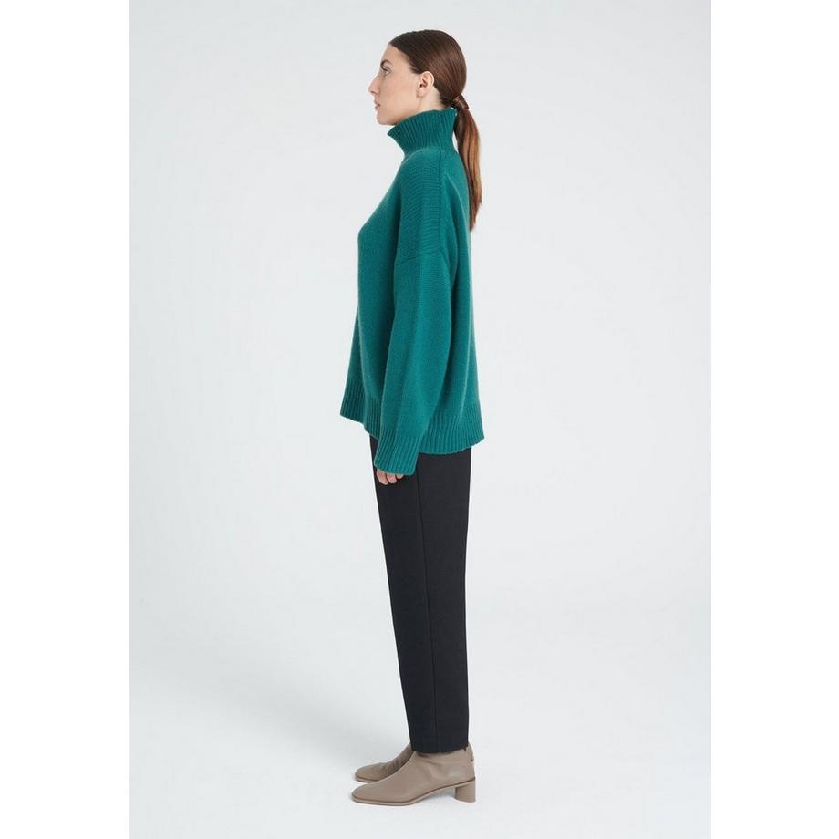 Studio Cashmere8 ZAYA 3 Pull Col Roulé 10 Fils  