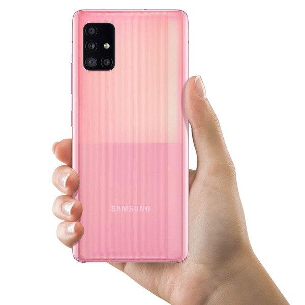 Avizar  Cache Batterie Samsung Galaxy A51 Rose 