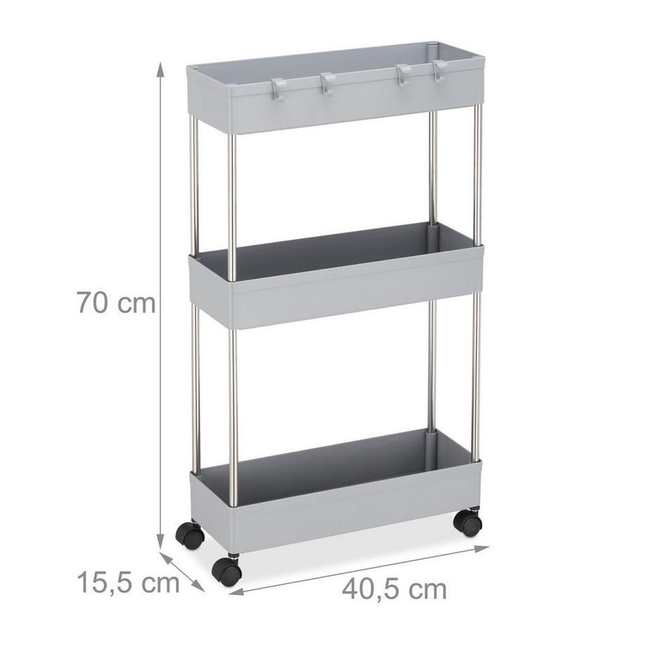 B2X Carrello a nicchia con 3 livelli  