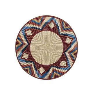 Benuta Tapis d'extérieur & intérieur rond Kenya Multicouleur  