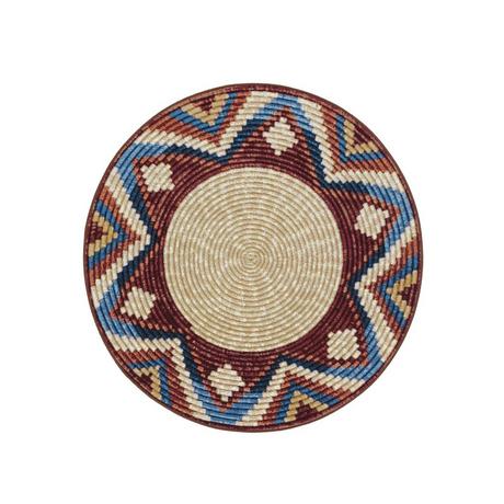 Benuta Tapis d'extérieur & intérieur rond Kenya Multicouleur  