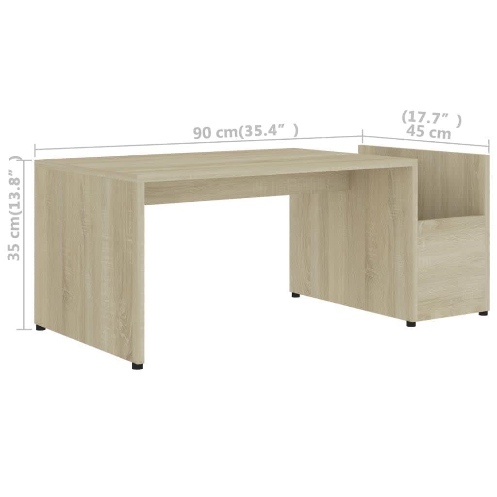 VidaXL Table basse bois d'ingénierie  