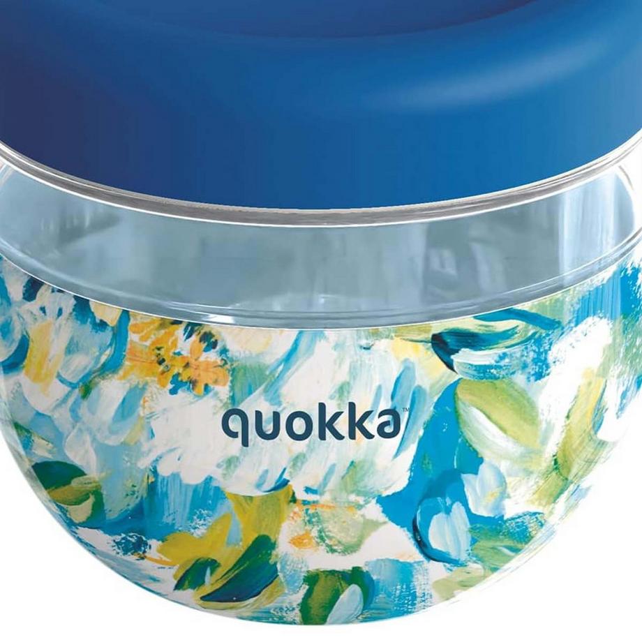 Quokka Contenitore Alimentare con Motivo Peonie 500ml con Coperchio Antiscivolo  