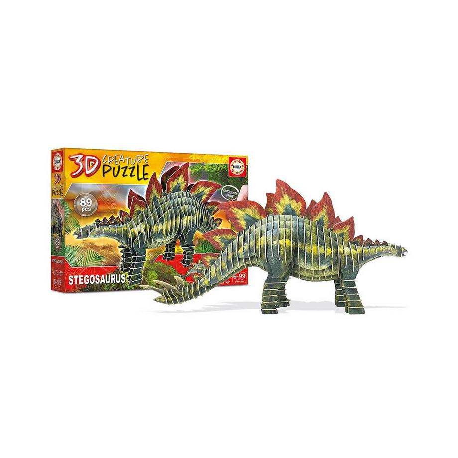 Educa  Puzzle 3D Stegosaurus (89Teile) 