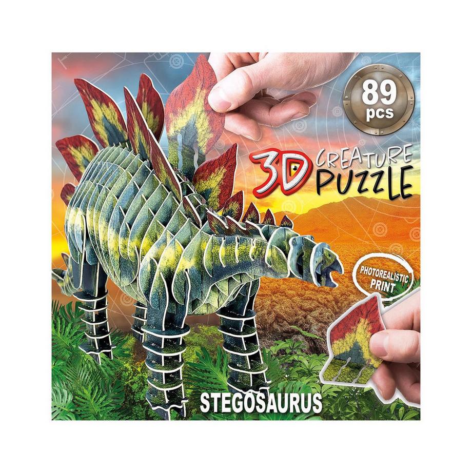 Educa  Puzzle 3D Stegosaurus (89Teile) 