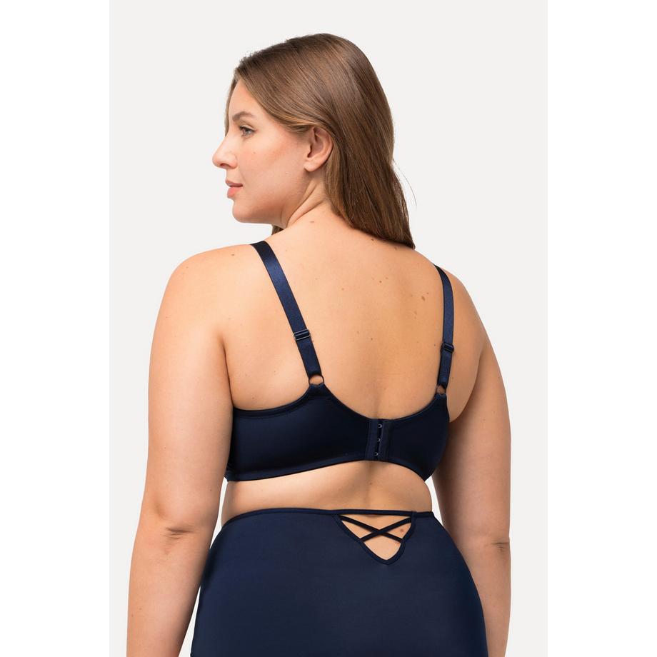 Ulla Popken Reggiseno con ferretto fantasia ginkgo coppe morbide  