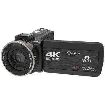 4K Camcorder 7.6 cm 3 Zoll 13 Megapixel Schwarz
