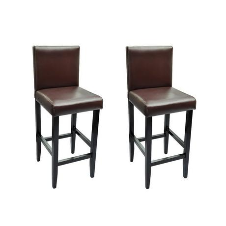 VidaXL Tabouret de bar cuir artificiel  