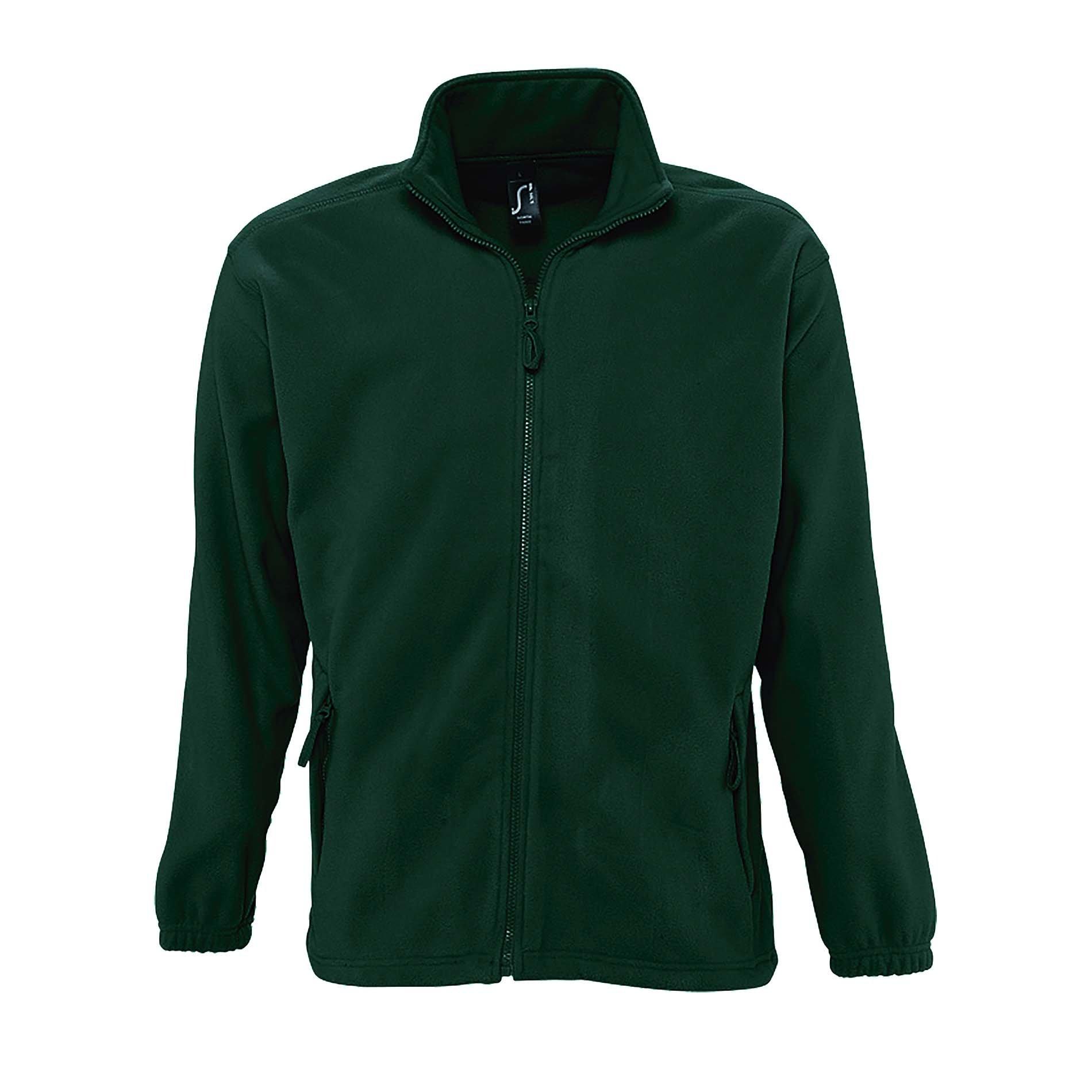 Image of Outdoor Fleece Jacke North Herren Waldgrün 3XL