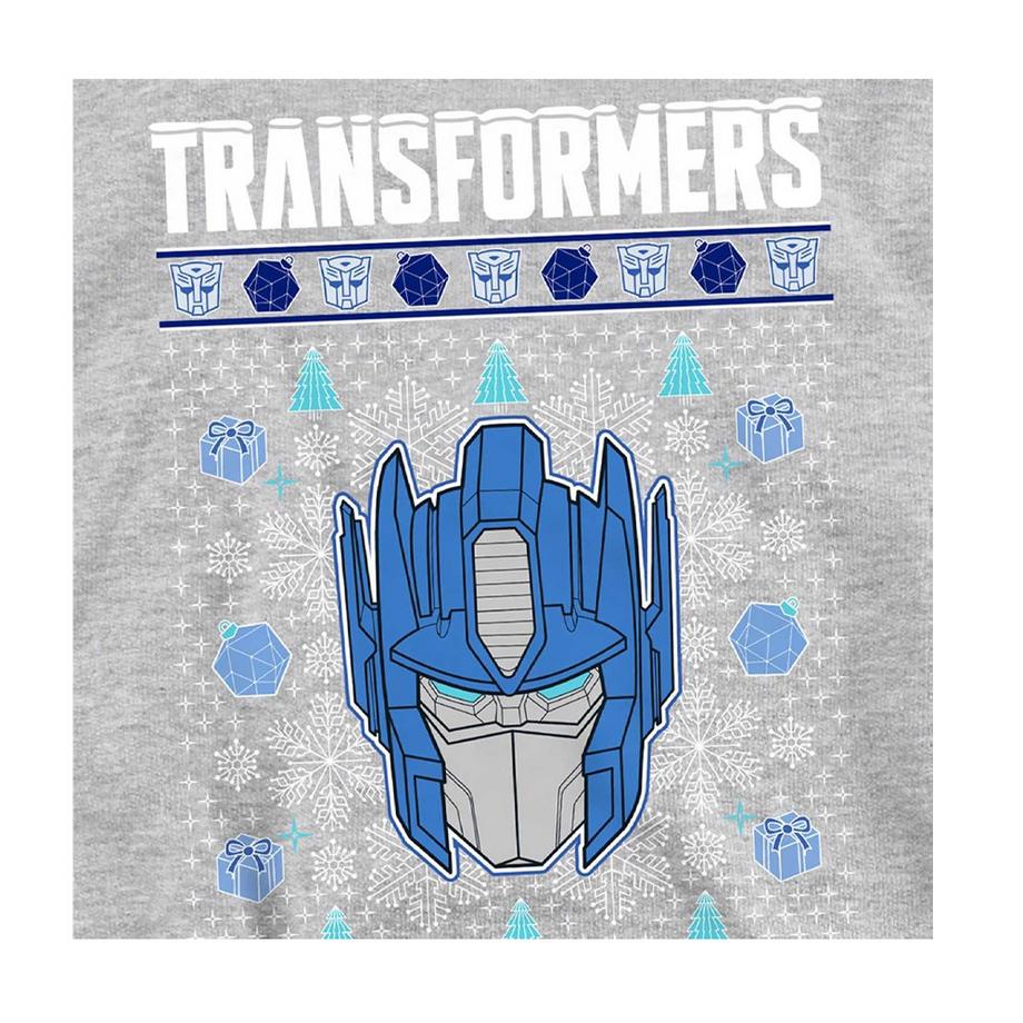 TRANSFORMERS  Sweat À Capuche Noël Motif Optimus Prime 